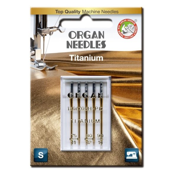 Organ Titanium-Nadel Stärke 75-90/ System 130/705H-PD/ 5 Nadeln