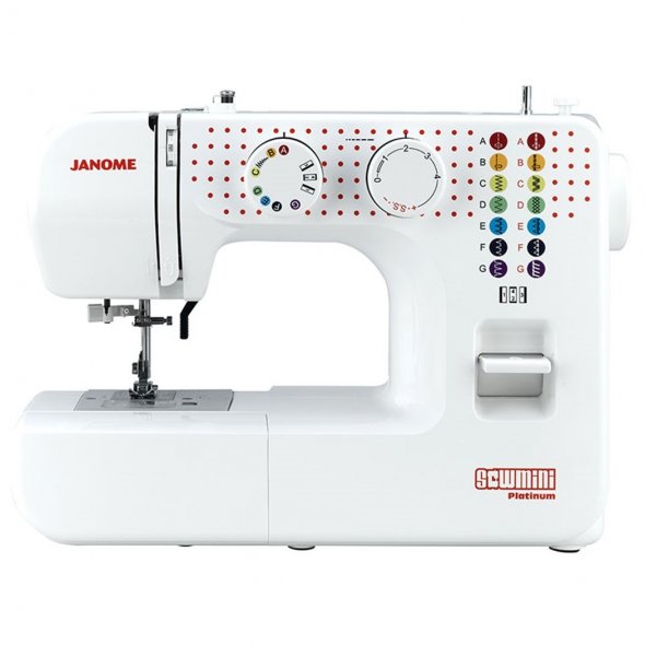 Janome SewMini Platinum mechanische Nähmaschine (ab 10 Jahre) - kinderleichte Bedienung