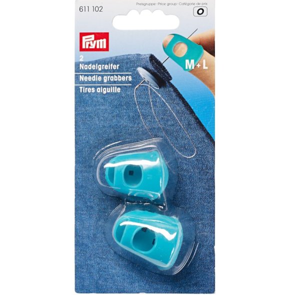 Prym Nadelgreifer M + L (Silikon/ türkis)