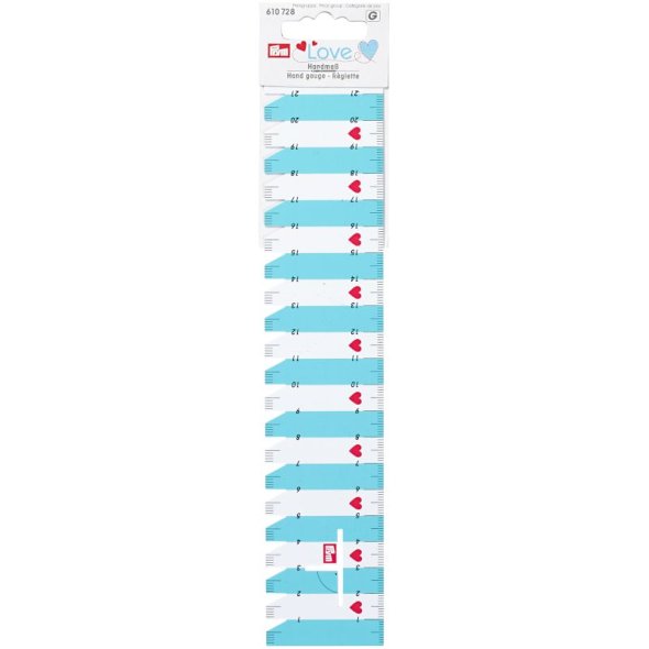 Prym Love Handmaß (Skala 21 cm/ türkis/ weiß)