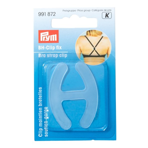 Prym BH-Clip fix (35 x 45 mm/ transparent/ 1 St.)