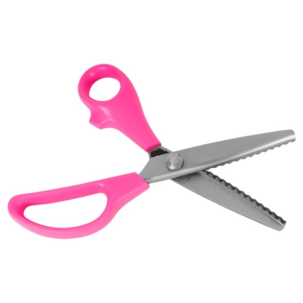 Zackenschere (20 cm/ 8" pink) ZickZackschere