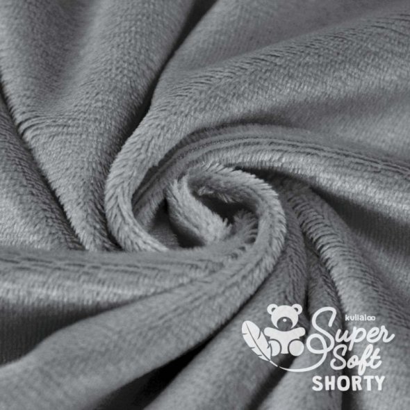Kullaloo Plüsch Super Soft SHORTY (0,75 m x 1 m) 62324 - ash grey