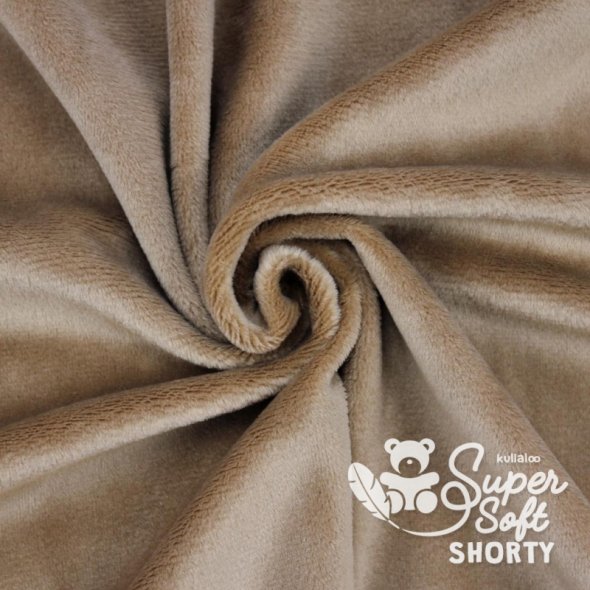 Kullaloo Plüsch Super Soft SHORTY (0,75 m x 1 m) 62326 - taupe