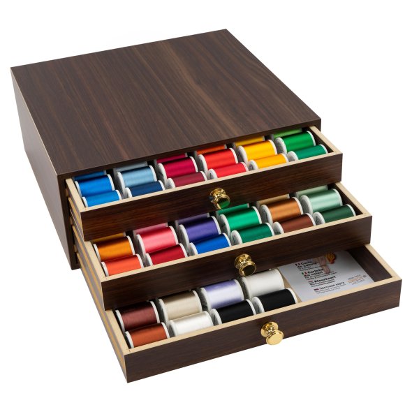 Madeira Garnschatulle Rayon No.40 (120 Spulen a 1000 m/ Teak)