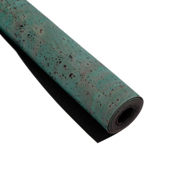 Korkstoff türkisblau (0,50 x ca.0,70 m)