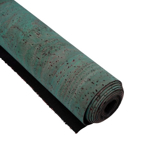 Korkstoff türkisblau (ca. 0,60 x 1,40 m)