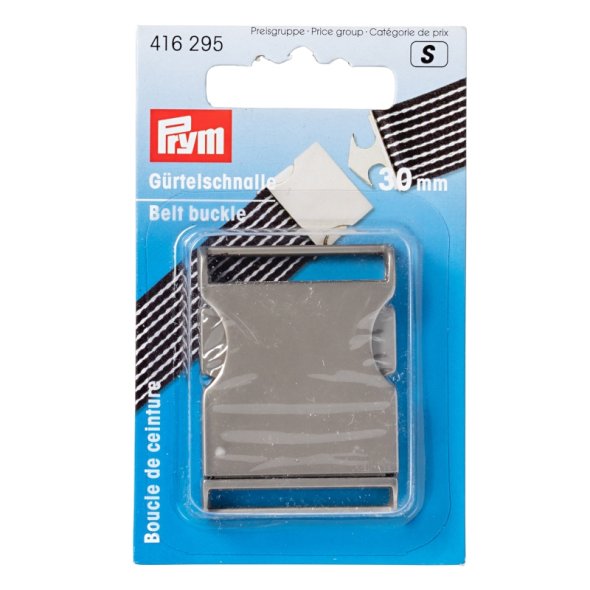 Prym Gürtelschnalle (30 mm/ silberfarbig)