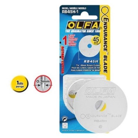 OLFA Spezial-Ersatzklinge (RB45H-1 ENDURANCE BLADE / 45 mm /1 St.)