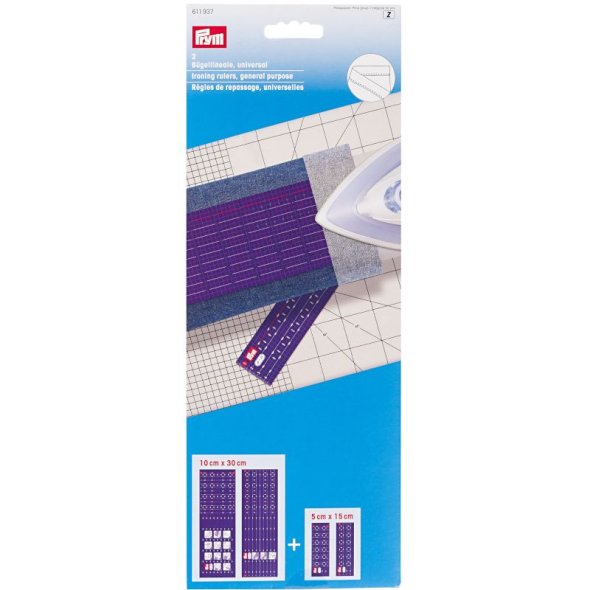 Prym Bügellineale universal (5 x 15 cm/ 10 x 30 cm/ 2 St.)
