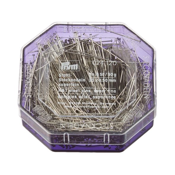 Prym Stecknadeln (0,50 x 30 mm/ Stahlkopf/ 50 g)