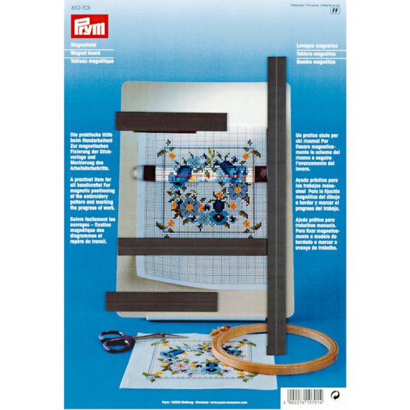 Prym Magnettafel (31 x 20 cm/ inkl. 3 Magnetstreifen)
