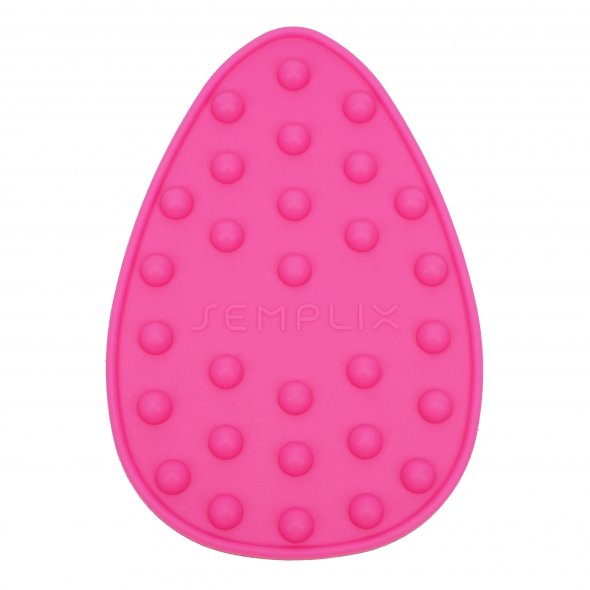 Semplix Mini Bügeleisenablage Silikon (10,5 x 15,5 cm / pink)