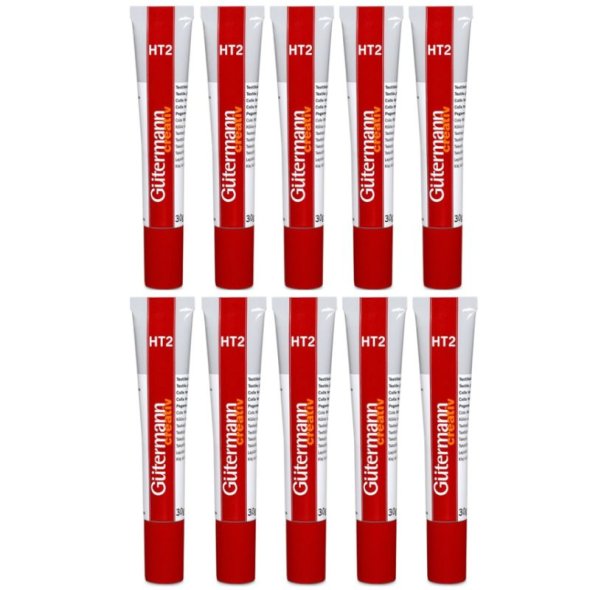 Gütermann Textilkleber Klebenaht-HT2 10er Pack (10 x 30 g)
