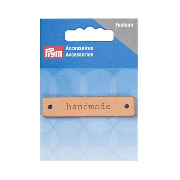 Prym Label Leder 'handmade' (60 x 13 mm/ rechteckig/ 1 St.)