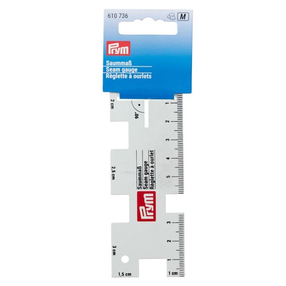 Prym Saummaß Metall (40 x 104 mm/ silberfarbig)