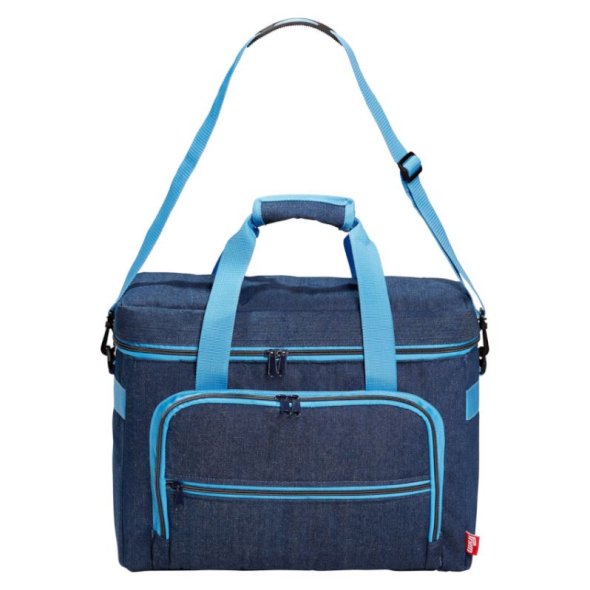 Prym Nähmaschinen-Tasche (44 x 20 x 35 cm/ Jeans/ türkis)