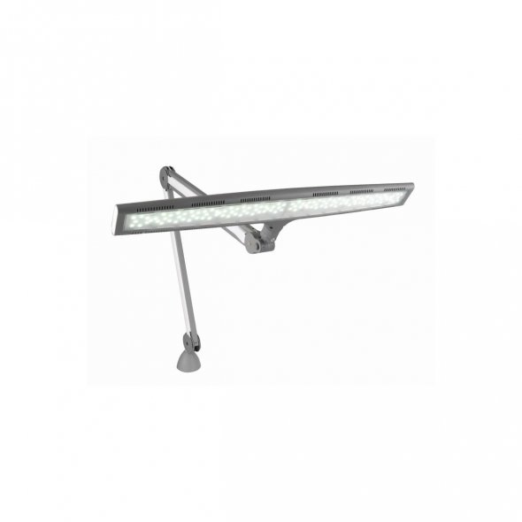 Daylight Luminos LED Arbeitsplatzleuchte (grau/ Klemm/ dimmbar)