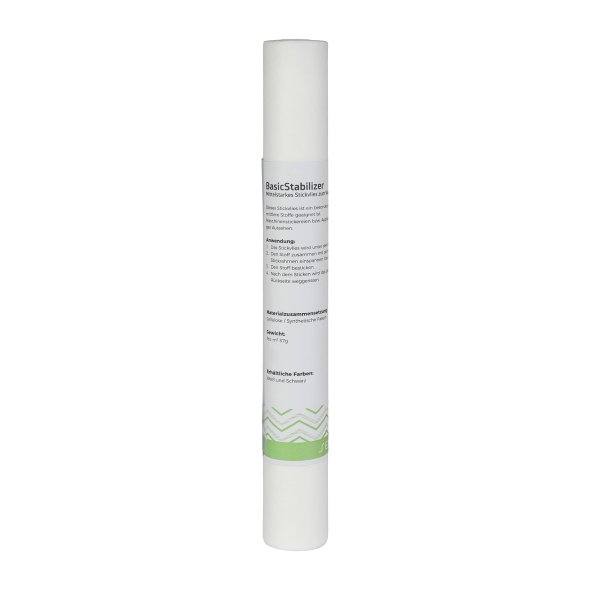 Semplix BasicStabilizer (33 cm  x 10 m/ mittel. Stickvlies zum Wegreißen/ weiß)