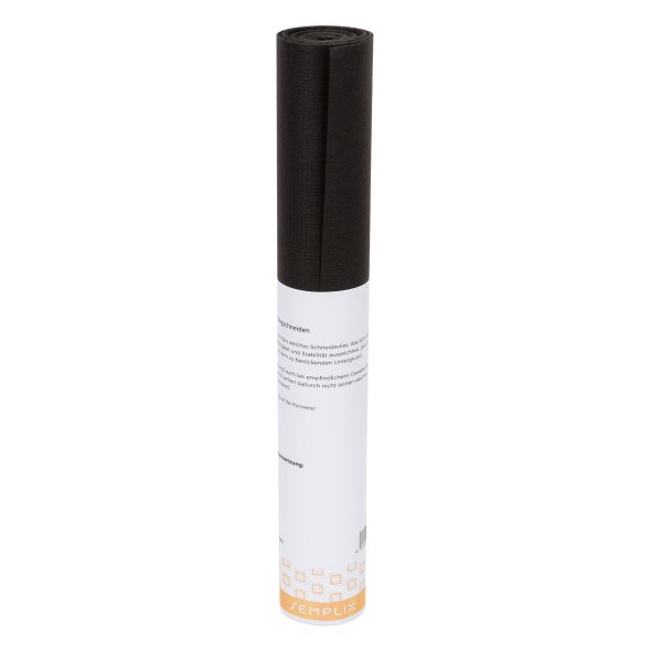 Semplix PolySoft (33 cm x 5 m/ Stickvlies zum Wegschneiden/ schwarz)