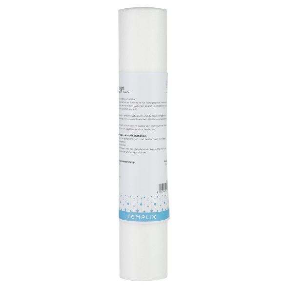 Semplix AquaLight (35 cm x 10 m/ wasserlösliches Stickvlies)