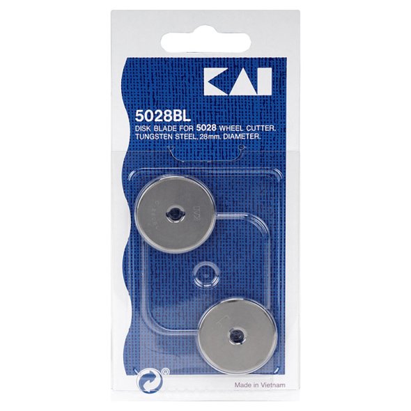 KAI Rollschneider-Ersatzklinge (gerade/ 28 mm/ 2 St.)