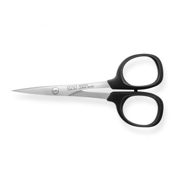 Stickschere KAI 4" Softgriff (gebogene Spitze/ 100 mm)