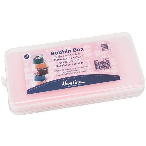 Hemline Spulenbox mit Einsatz (für 28 Spulen/ B28 x H9 x T2 cm)