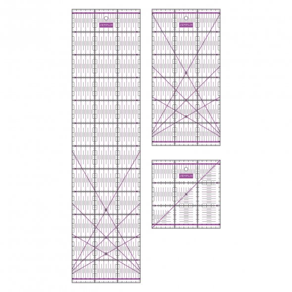 Semplix Patchwork Lineal Set kleines Bundle cm lila