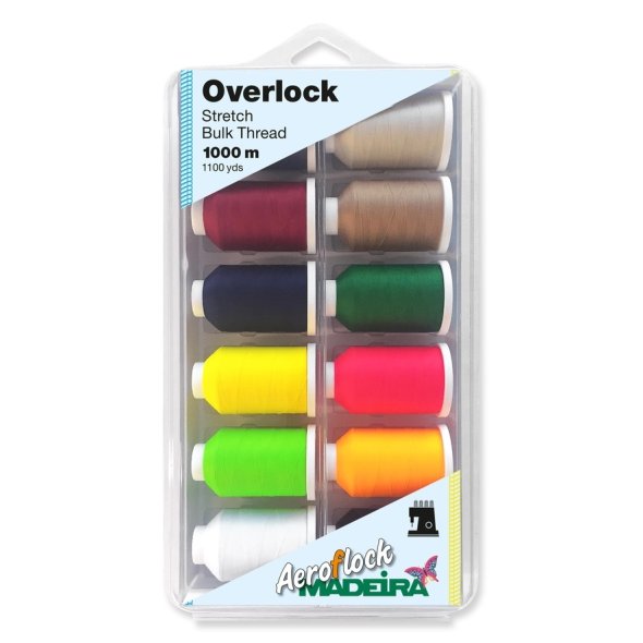 Madeira Aeroflock Bauschgarn No.100/ 1000 m Miniking-Box (12 Farben)