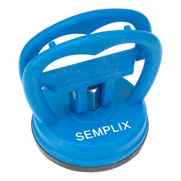 Semplix Linealgriff mit Saugnapf (blau)