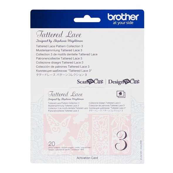 Brother Mustersammlung - Tattered Lace Nr. 3 - 20 Designs