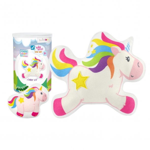 Kullaloo Nähset Einhorn "LADY LU" KINDERLEICHT Serie "Magic World"