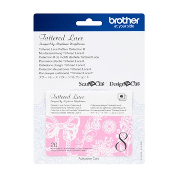 Brother Mustersammlung - Tattered Lace Nr. 8 - 20 Designs