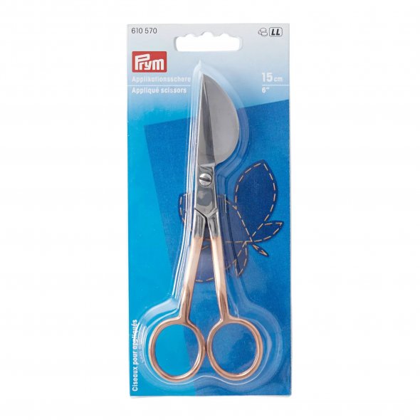 Prym Applikationsschere (15 cm/ roségold)