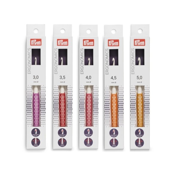 Prym ergonomics Wollhäkelnadel (16 cm/ versch. Stärken)
