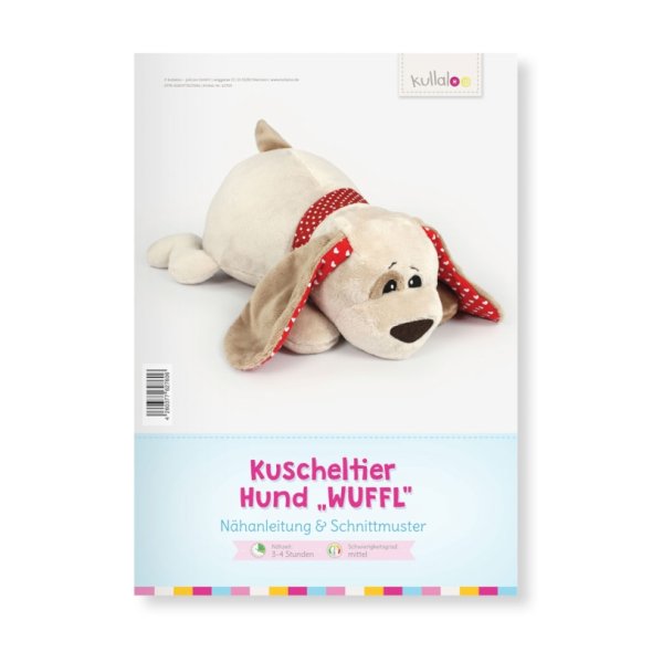 Kullaloo Print-Book Kuscheltier Hund "Wuffl" (Nähanleitung + Schnittmuster)