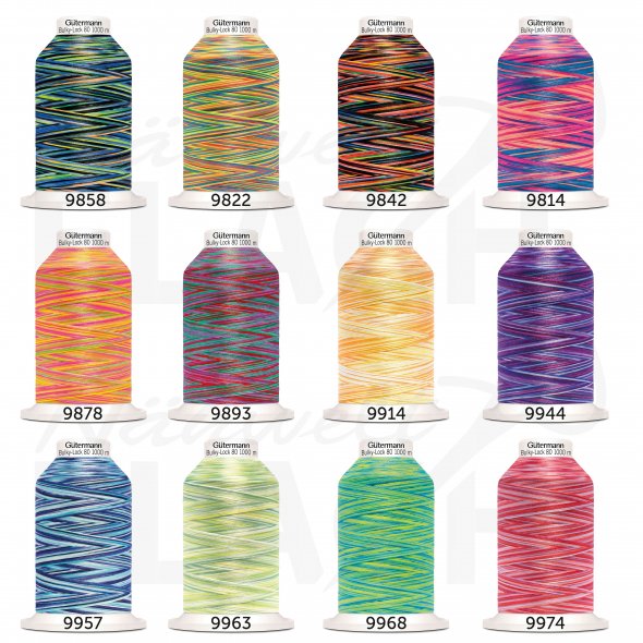Gütermann Bulky-Lock No.80/ 1000 m Multicolour