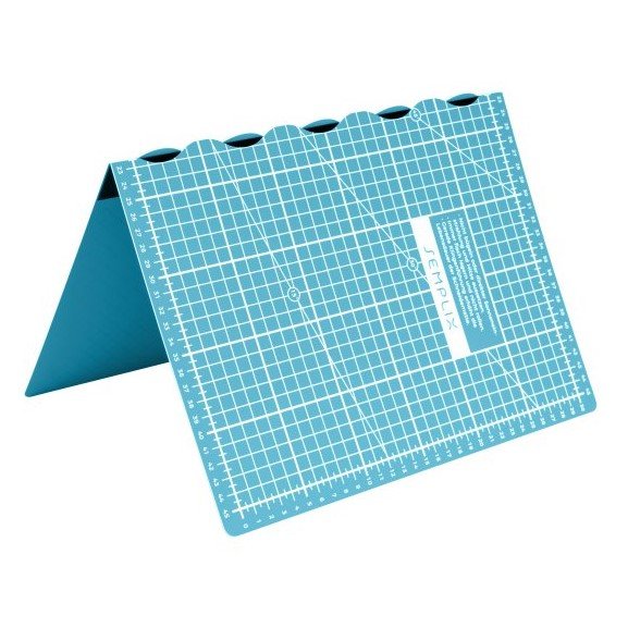 Semplix Faltbare Schneidematte türkis (45 x 30 cm/ Unterseite rutschhemmend) A3