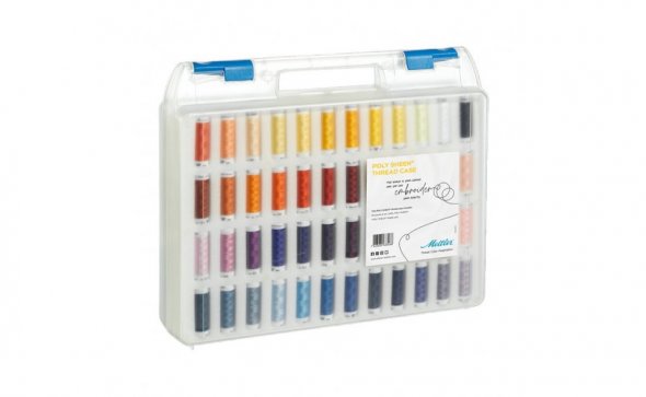 Amann Mettler Stickgarnkoffer POLY SHEEN No.40 (96 Farben/ 200 m)