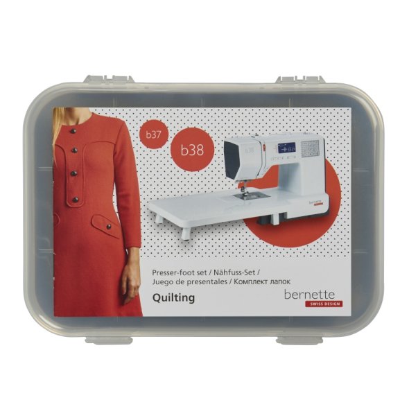 Bernette Nähmaschinen Nähfuß-Set Quilting 6-teilig (b37/ b38)