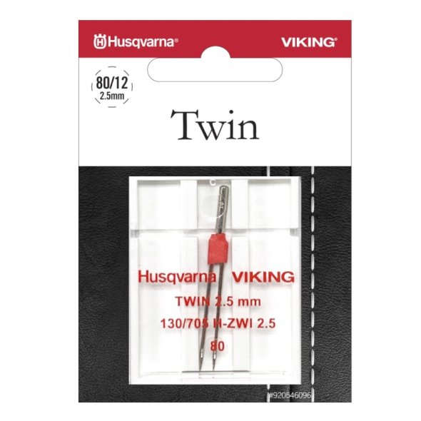 Husqvarna Zwillingsnadel Stärke 80/ 2,5 mm/ System 130/ 705H-ZWI/ 1 Nadel