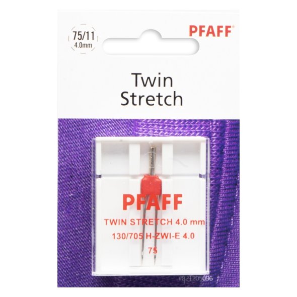 Pfaff Zwillingsnadel Stretch Stärke 75/ 4 mm/ System 130/ 705H-ZWI-E/ 1 Nadel