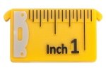 Nahtführung Saumhilfe Kantenführer für Nahtzugaben (magnetisch/ versch. Designs) gelb - Maßband