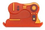 Nahtführung Saumhilfe Kantenführer für Nahtzugaben (magnetisch/ versch. Designs) rot - Nähmaschine