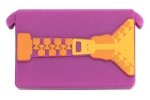Nahtführung Saumhilfe Kantenführer für Nahtzugaben (magnetisch/ versch. Designs) lila - Reißverschluss