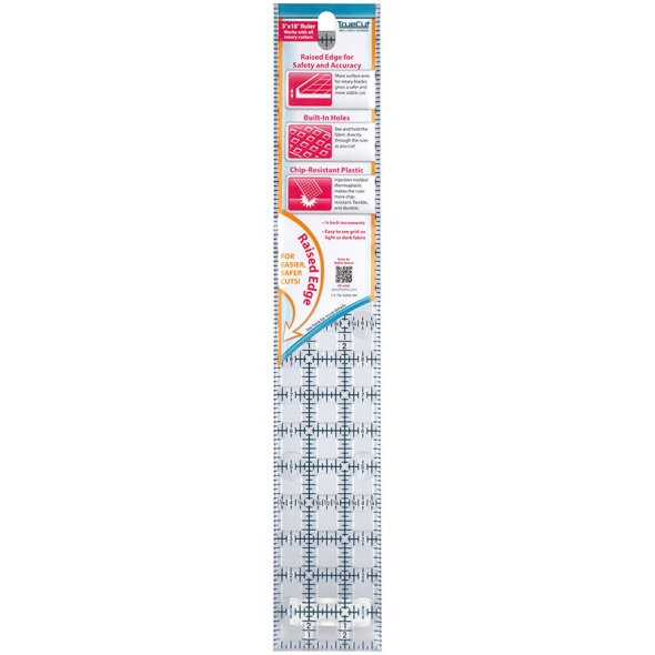 TrueCut Patchworklineal (7,6 x 45,7 cm/ 3" x 18")