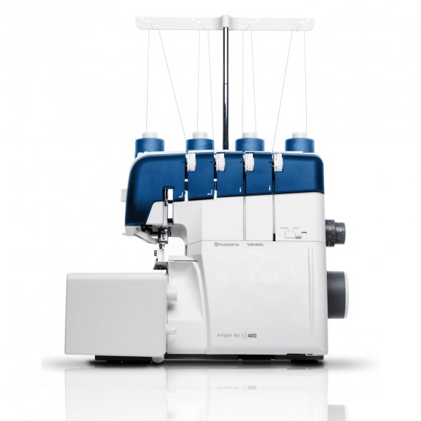 Husqvarna Viking Amber Air S400 4 Faden Overlock mit Lufteinfädelung
