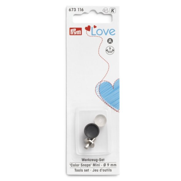 Prym Love Color Snaps Mini Werkzeug-Set (für 9 mm)
