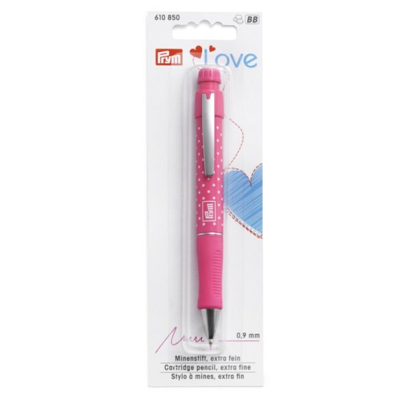 Prym Love Minenstift extra fein (0,9 mm/ pink/ 2 Minen)